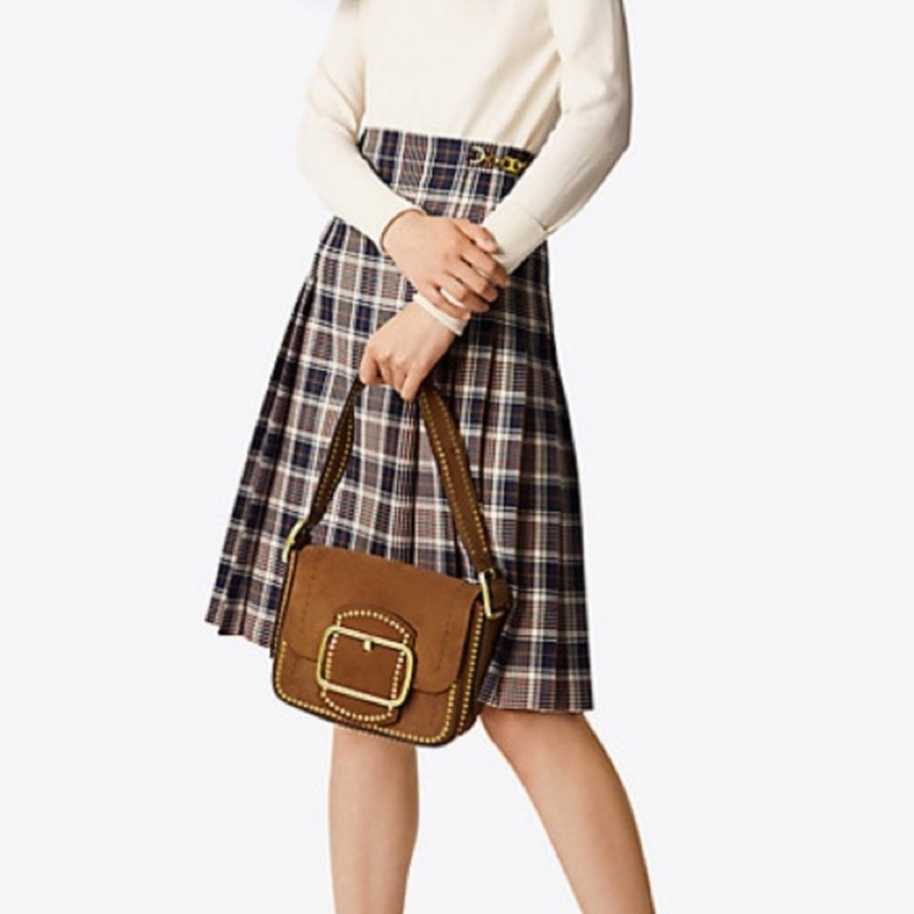 Tory Burch Garrett Milano Tartan Plaid Skirt